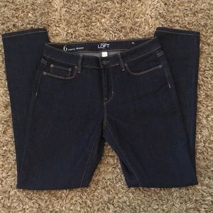 ⭐️NEW⭐️ LOFT Curvy Skinny Dark Wash Jeans
